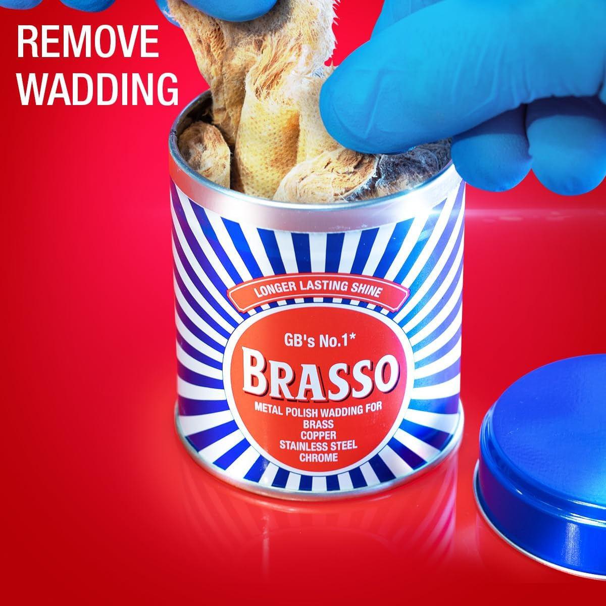 Brasso Metal Polish Wadding 75g Multi Pack 1 2 3 4 6 8 Traditional Cleaner USA