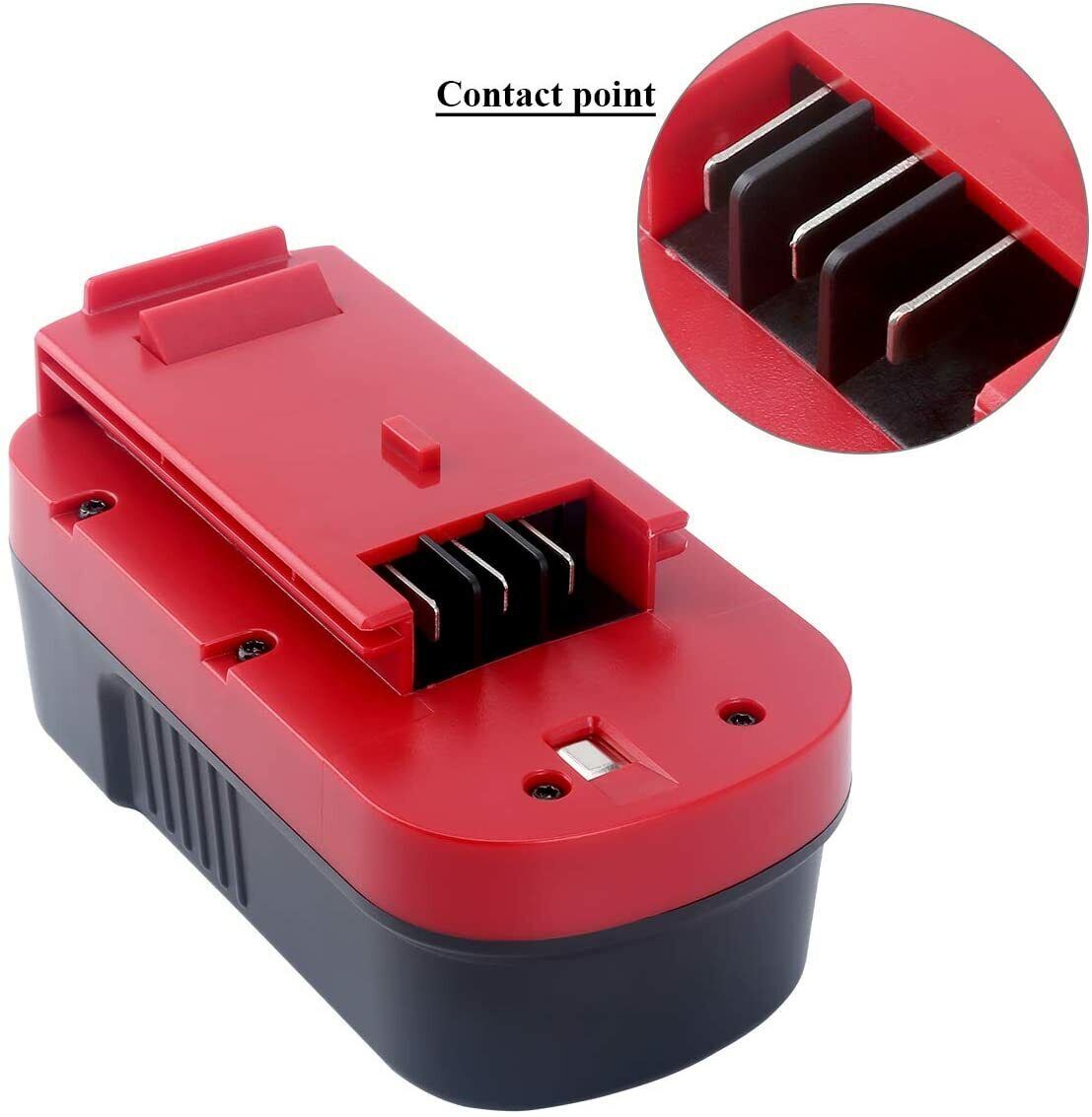 2X Battery for Black and Decker HPB18 18Volt HPB18-OPE /18V-24V Battery Charger