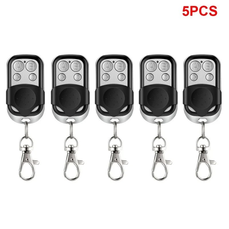 5 X Universal Garage Door Remote 433MHz Electric Cloning Control Key Fob Opener