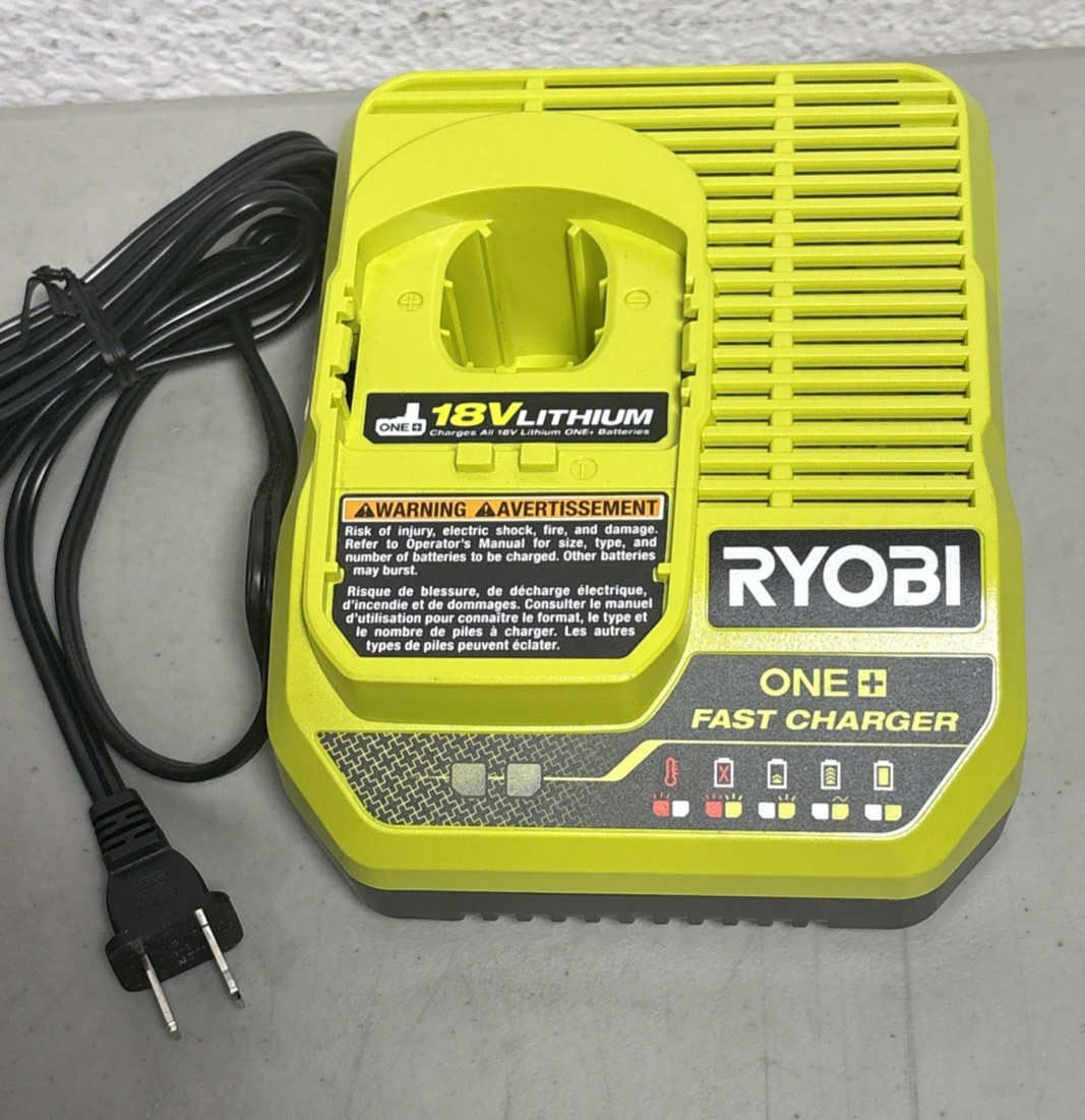 Genuine Ryobi PBP004 4.0 Ah 18V Lithium High Perf. Battery w/PCG004 Fast Charger
