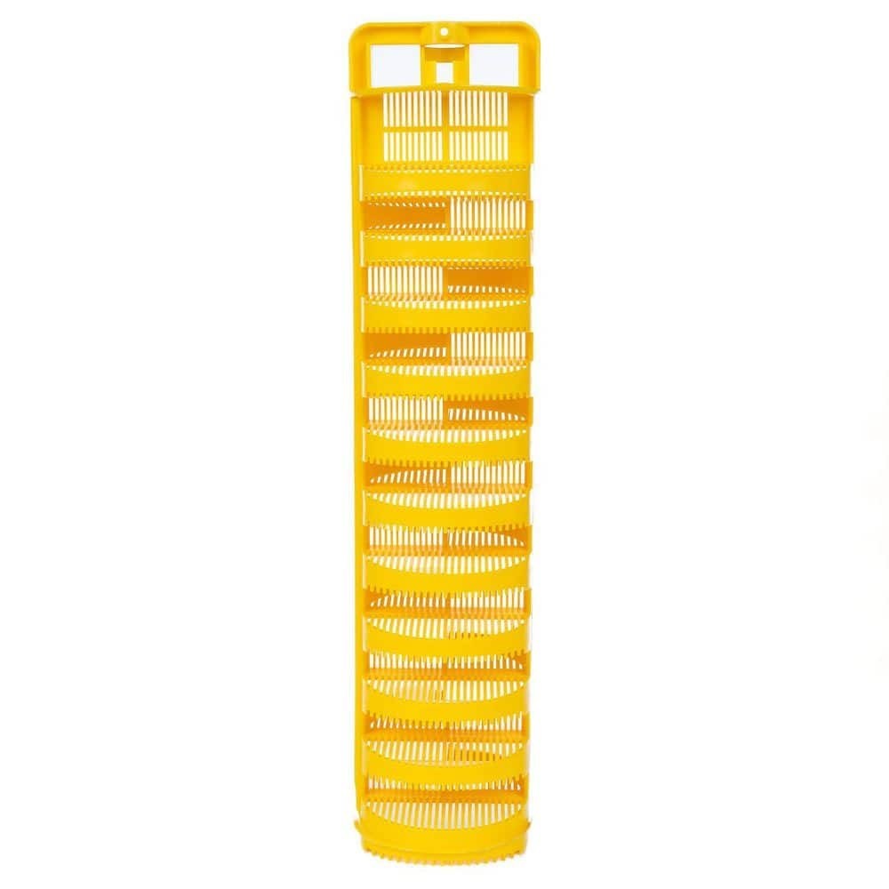 Septic Tank Effluent Filter 4 in Tee Insert Yellow Washable Reusable Easy Clean