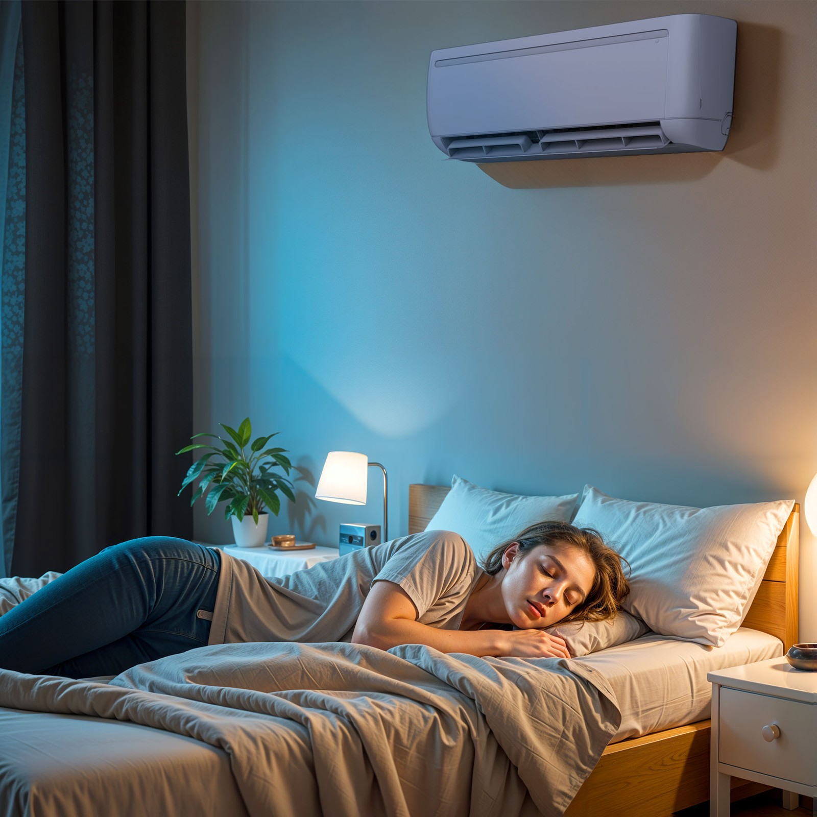 12000 – 18000 BTU Air Conditioner Mini Split Heat Pump Wifi Ductless Cool System