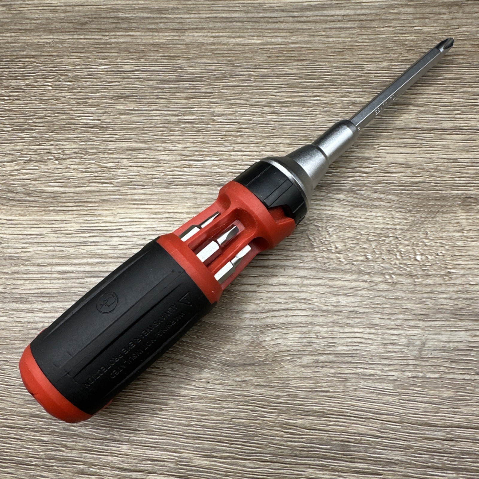 Milwaukee 9-in-1 Square Drive Ratcheting Multi-Bit Screwdriver 48-22-2322