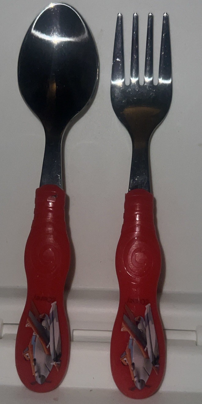 [ZAK DESIGNS] DISNEY© Planes Flatware Not Used Not In Retail Package!