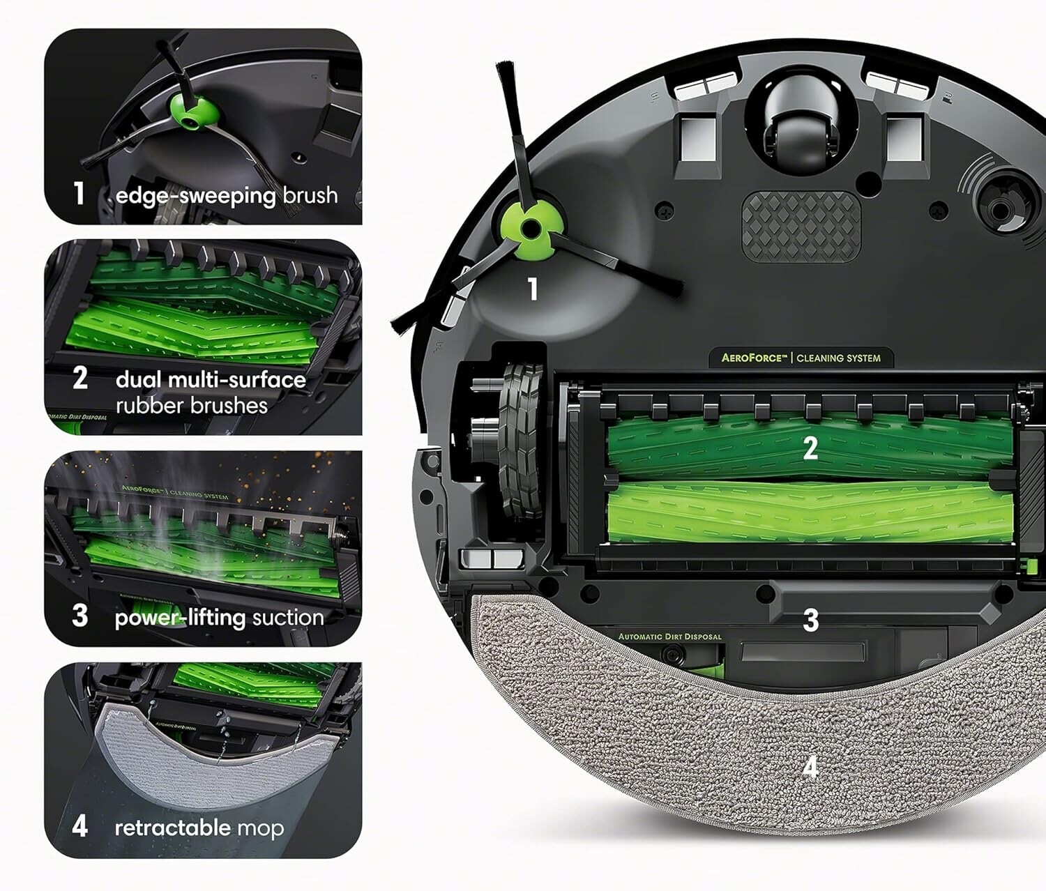 iRobot Roomba Combo j7+ Vacuum & Mop – Self-Emptying – Certified Refurbished!