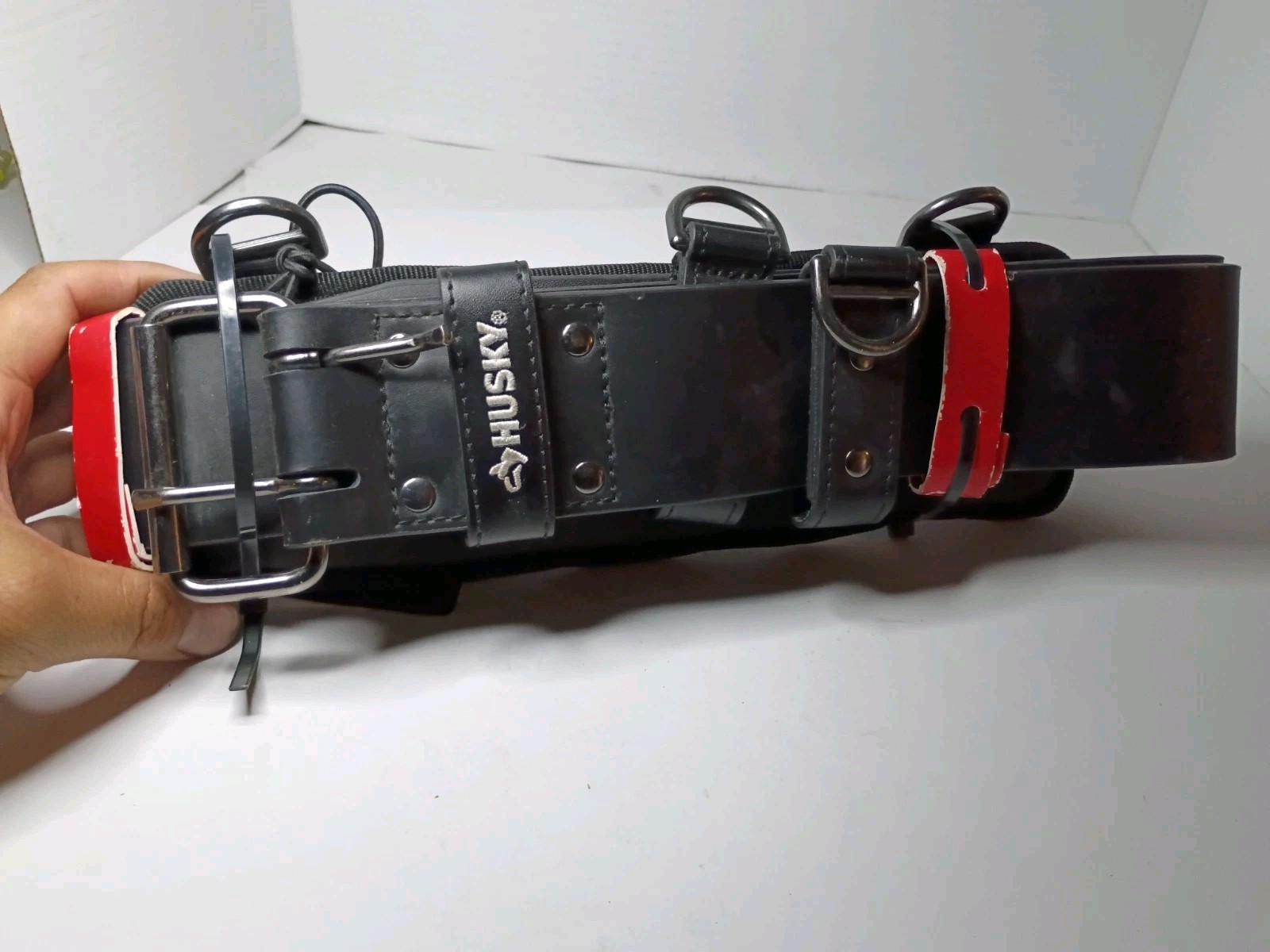 Husky 2.5 in. Padded Tool Gear Belt, Adjustable 37in to 56in, NEW [**READ**]