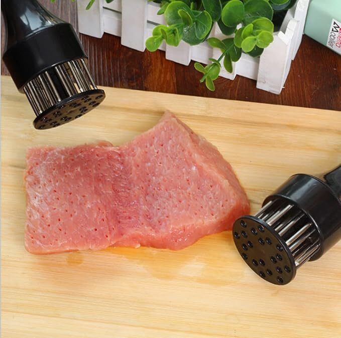 Meat Tenderizer Tool 21Needles Stainless Steel for Tenderizing Kitchen Tool USA