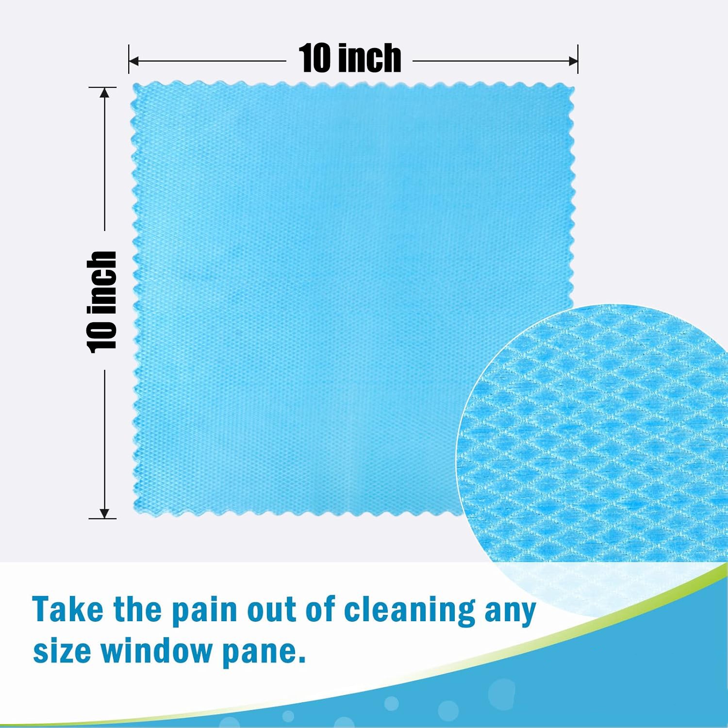 10× Fish Scale Microfiber Polishing Cleaning Cloth Towels Rags Window Glass Car