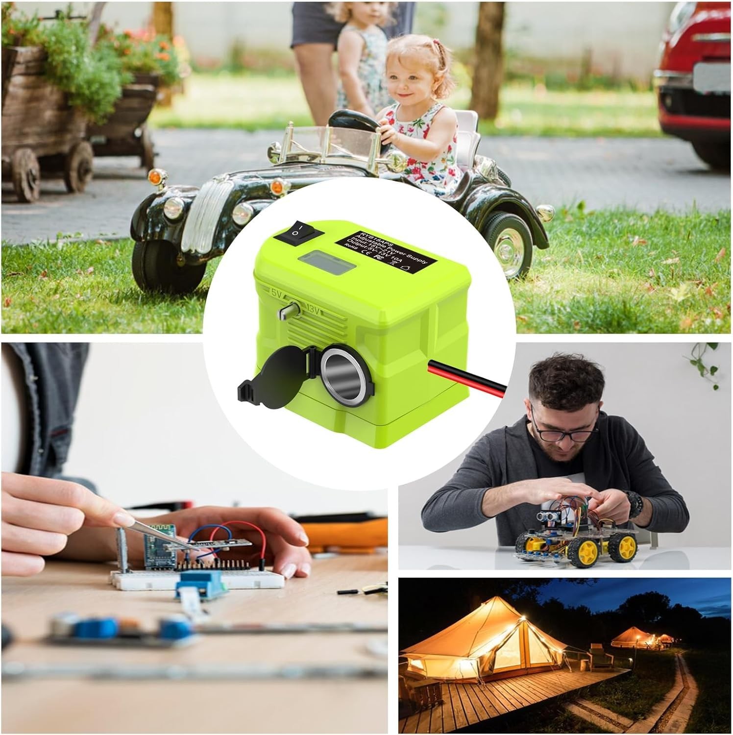 Adapter for Ryobi 18V to 12v Step Down,for Power Wheel Battery DIY Converter …
