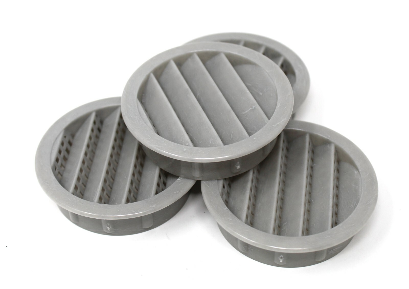 2″ Round Plastic Louver Soffit Air Vent Reptile Screen Grille Cover
