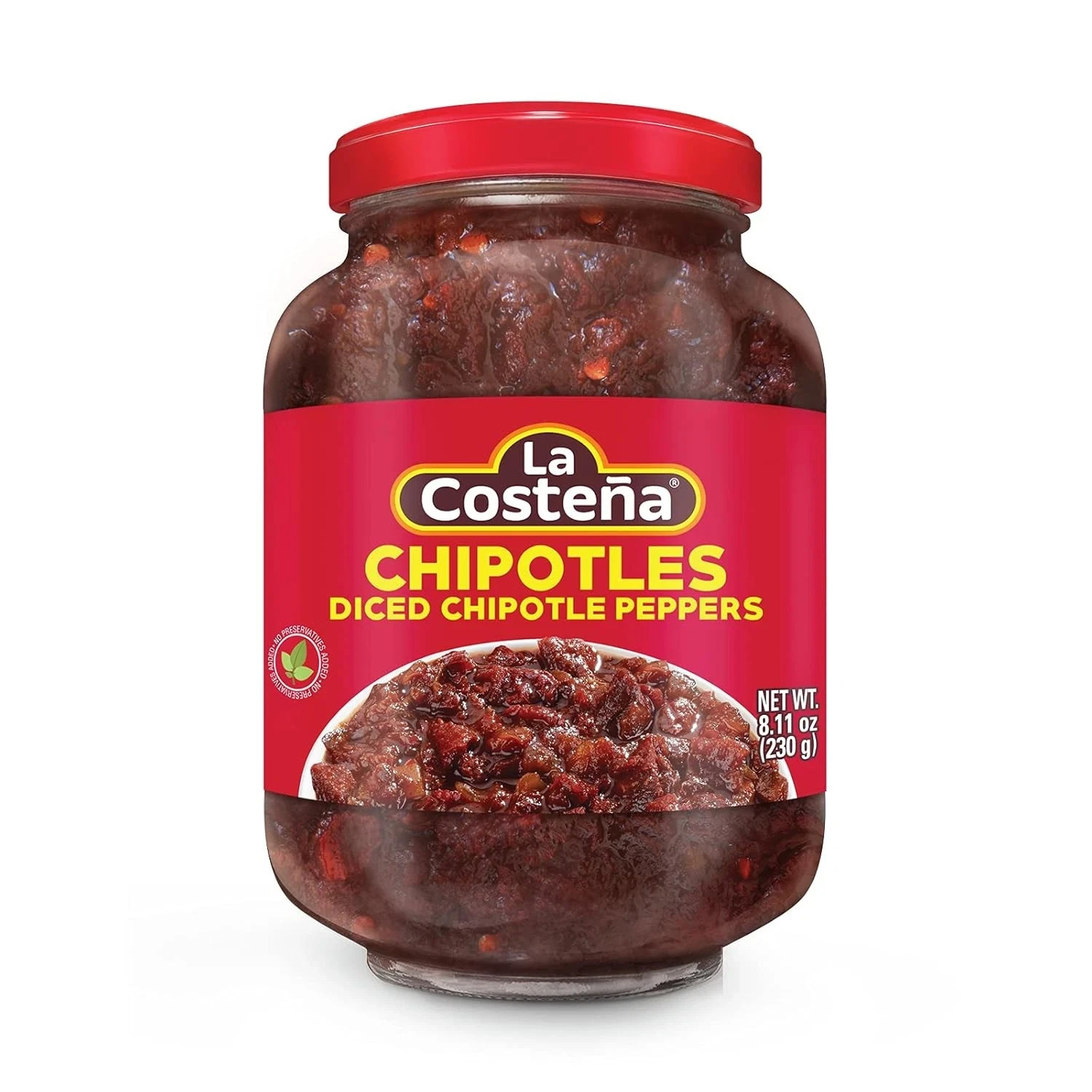 2 Pack La Costena Diced Chipotle Peppers 8.11 oz BB 01/2027