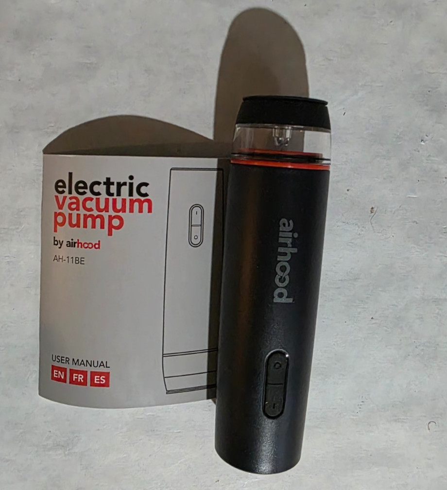 Airhood Electric Vacuum Pump food Preserver AH-11BE (Charger Not Included)