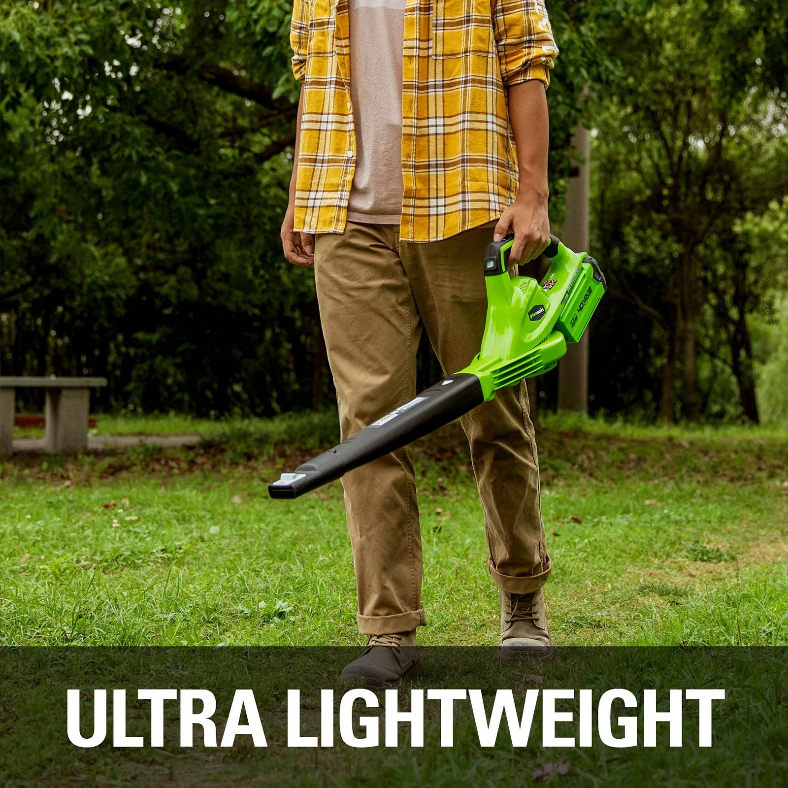 Greenworks 40V 150 MPH Variable Speed Leaf Cordless Blower Tool Only-no battery
