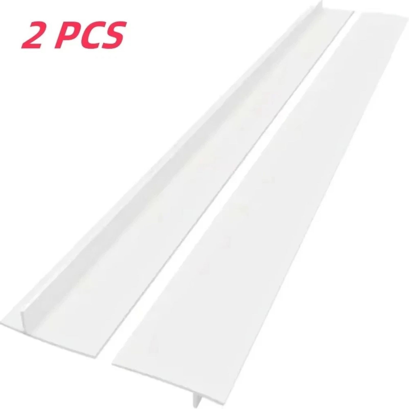 2Pcs Kitchen Silicone Stove Counter Gap Cover Oven Guard Spill Seal Slit Filler