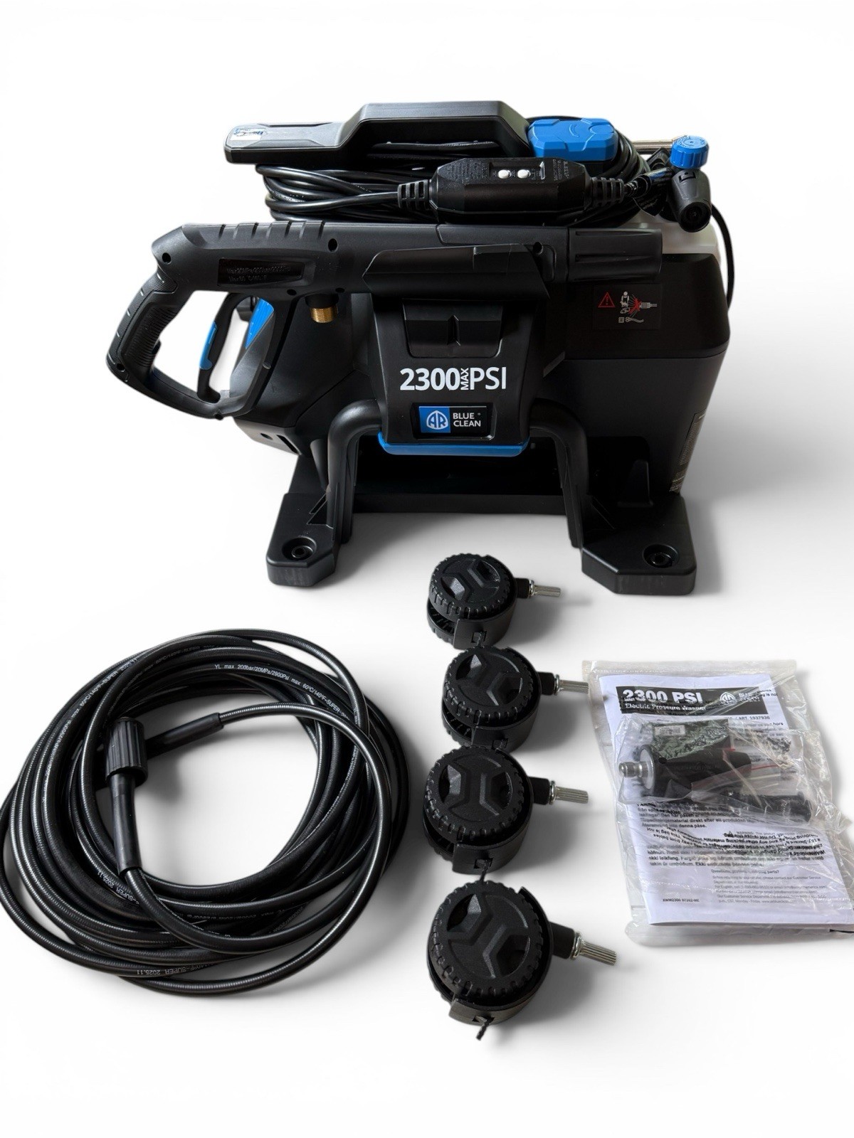 AR Blue Clean Portable Electric Pressure Washer 2300 PSI 1.3 GPM XWM2300