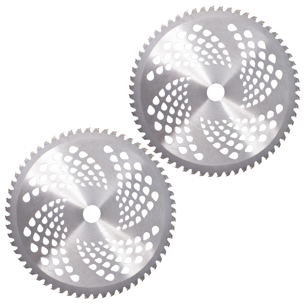 2 Pack 10Inch × 60T Fits For Carbide Tip Brush Blades Cutter Trimmer Weed Eater
