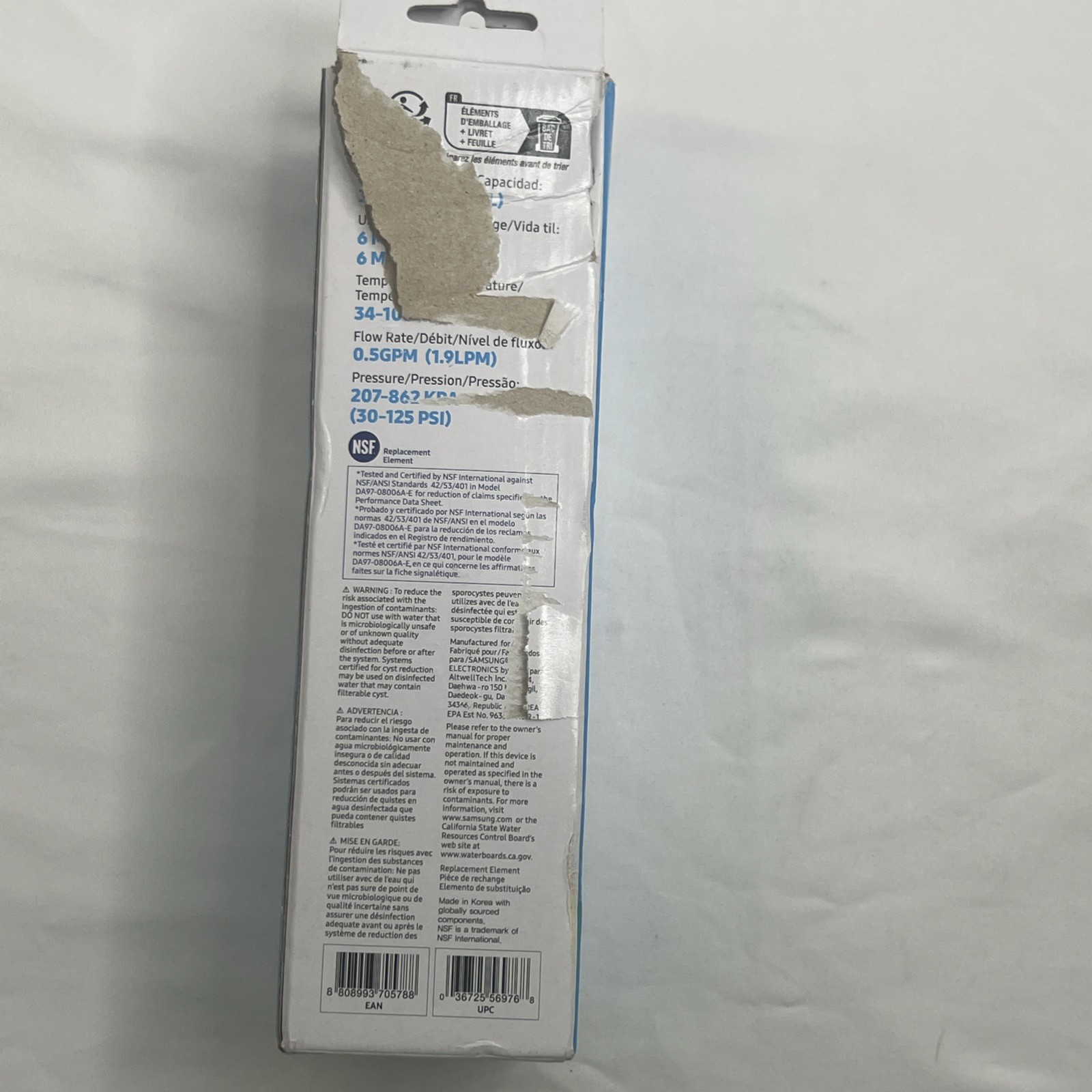 NEW Samsung DA29-00020B HAF-CIN/EXP Refrigerator Ice & Water Filter Genuine OEM