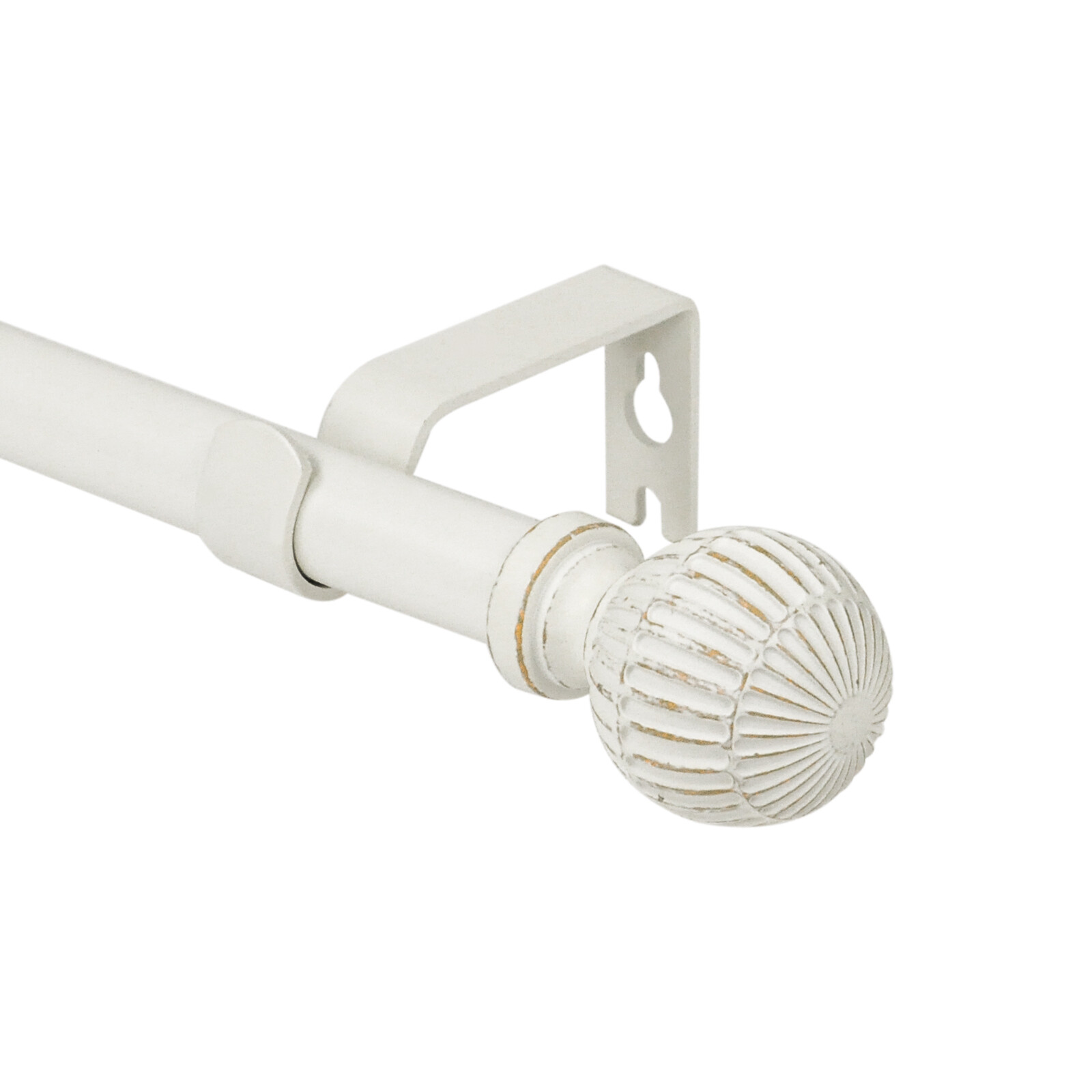 5/8 Inch Adjustable Curtain Rods for Windows 28 to 120 Inches with Volle Finials