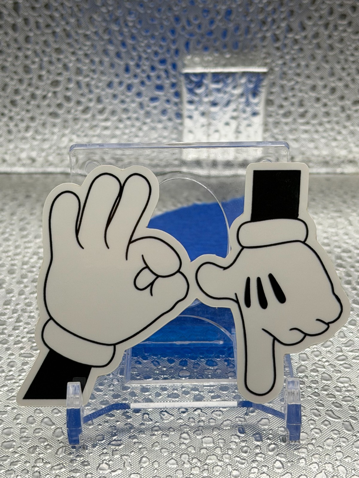 Trendy “67” Mickey hands 3” Sticker Refunded shipping details in description