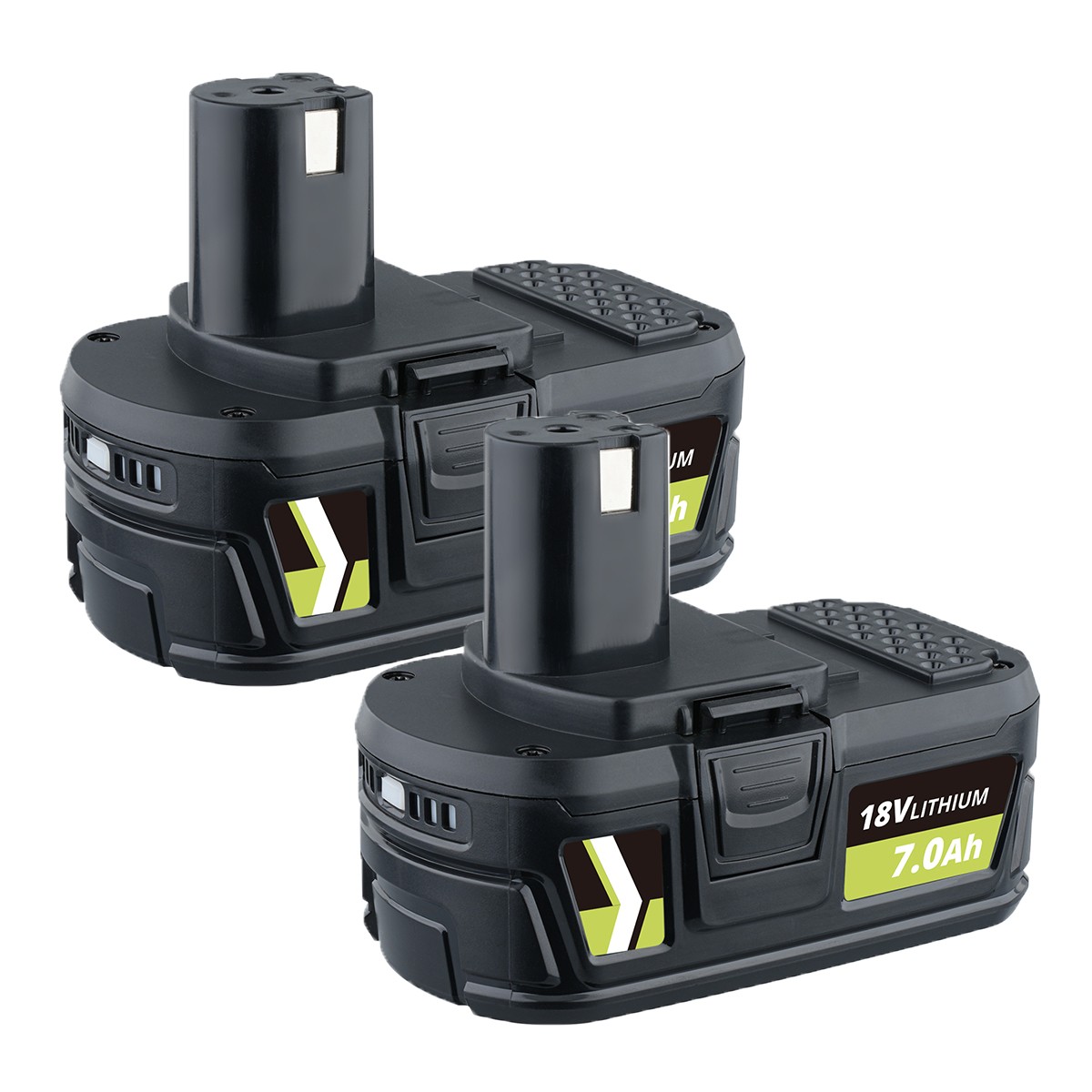2PACK FOR RYOBI P108 One 18V 7.0 Ah Lithium-Ion HIGH PERFORMANCE Battery PBP004