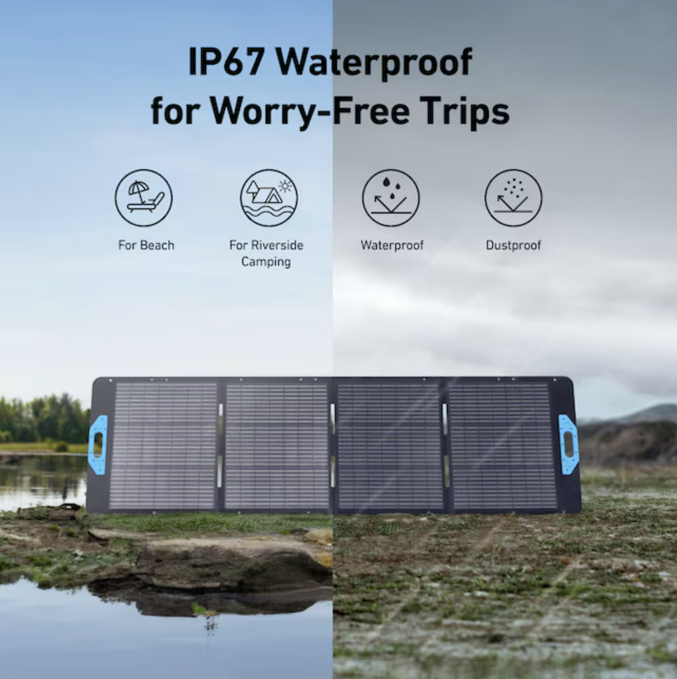 Anker SOLIX PS400 Monocrystalline Solar Panel 400W Portable Charger