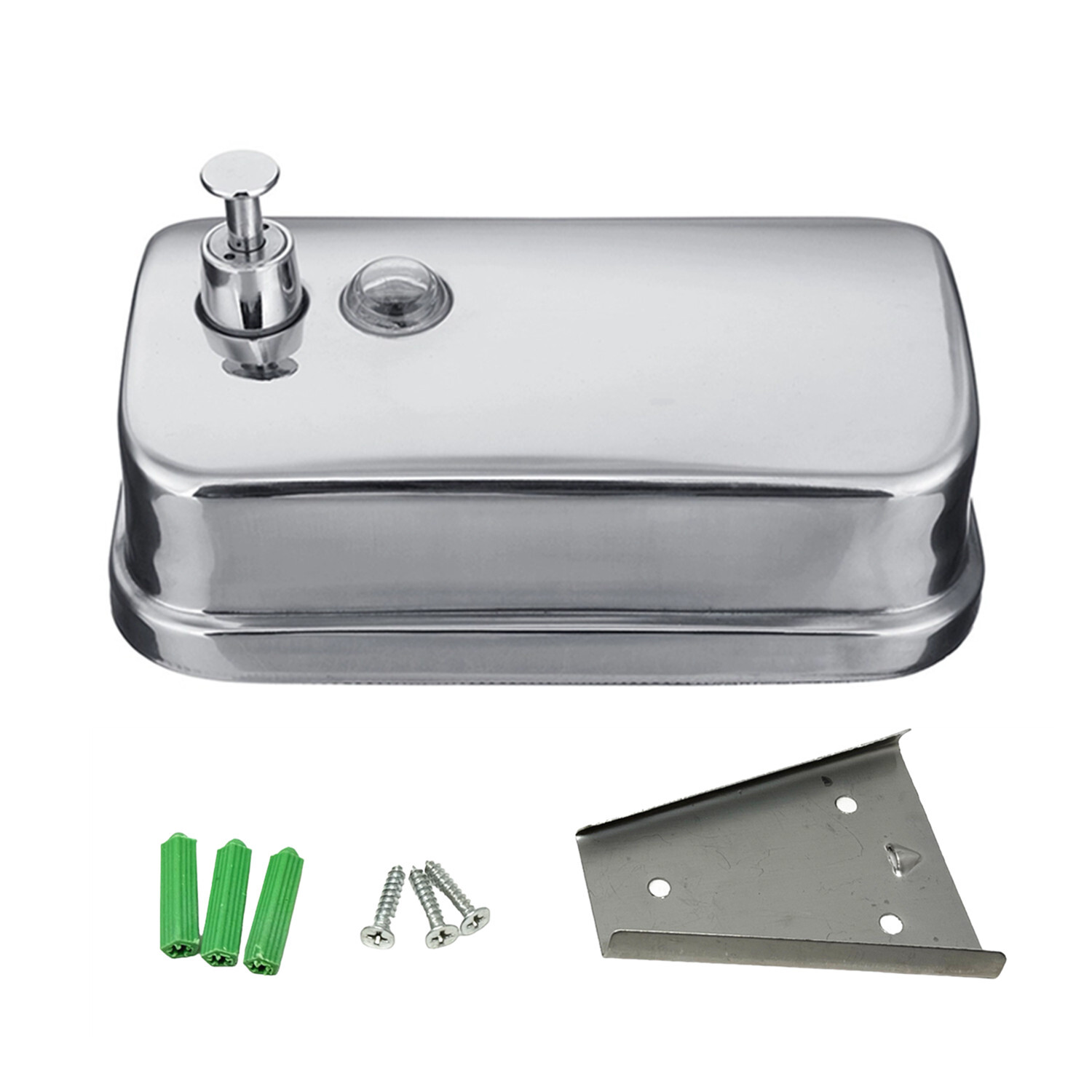 800ml/ 1000ml Soap Dispenser Wall mount, 304 Stainless Steel, Bathroom, Shampoo