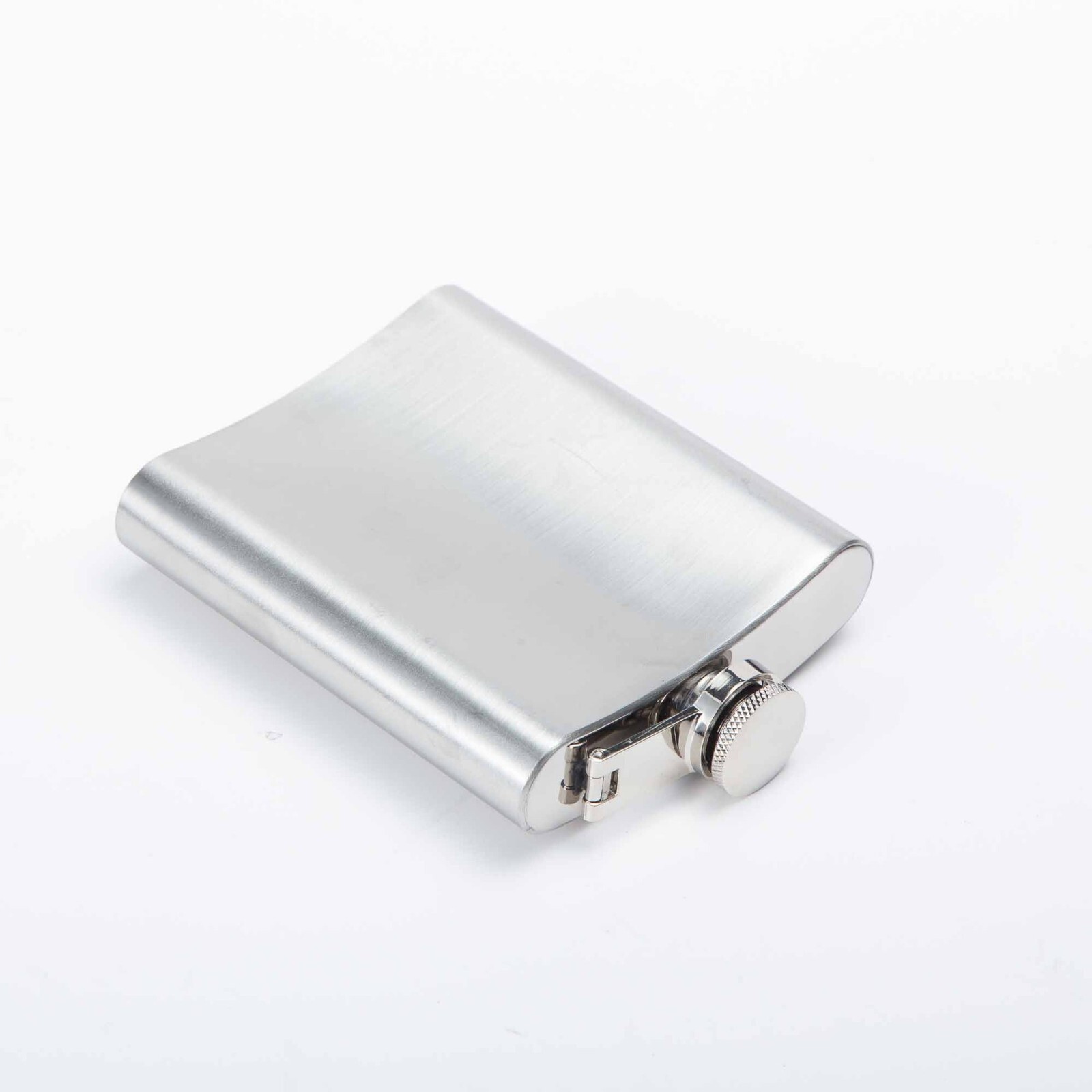 8oz Alcohol Pocket Flask w/ Portable Funnel Cups Stainless Steel Whiskey Bottle