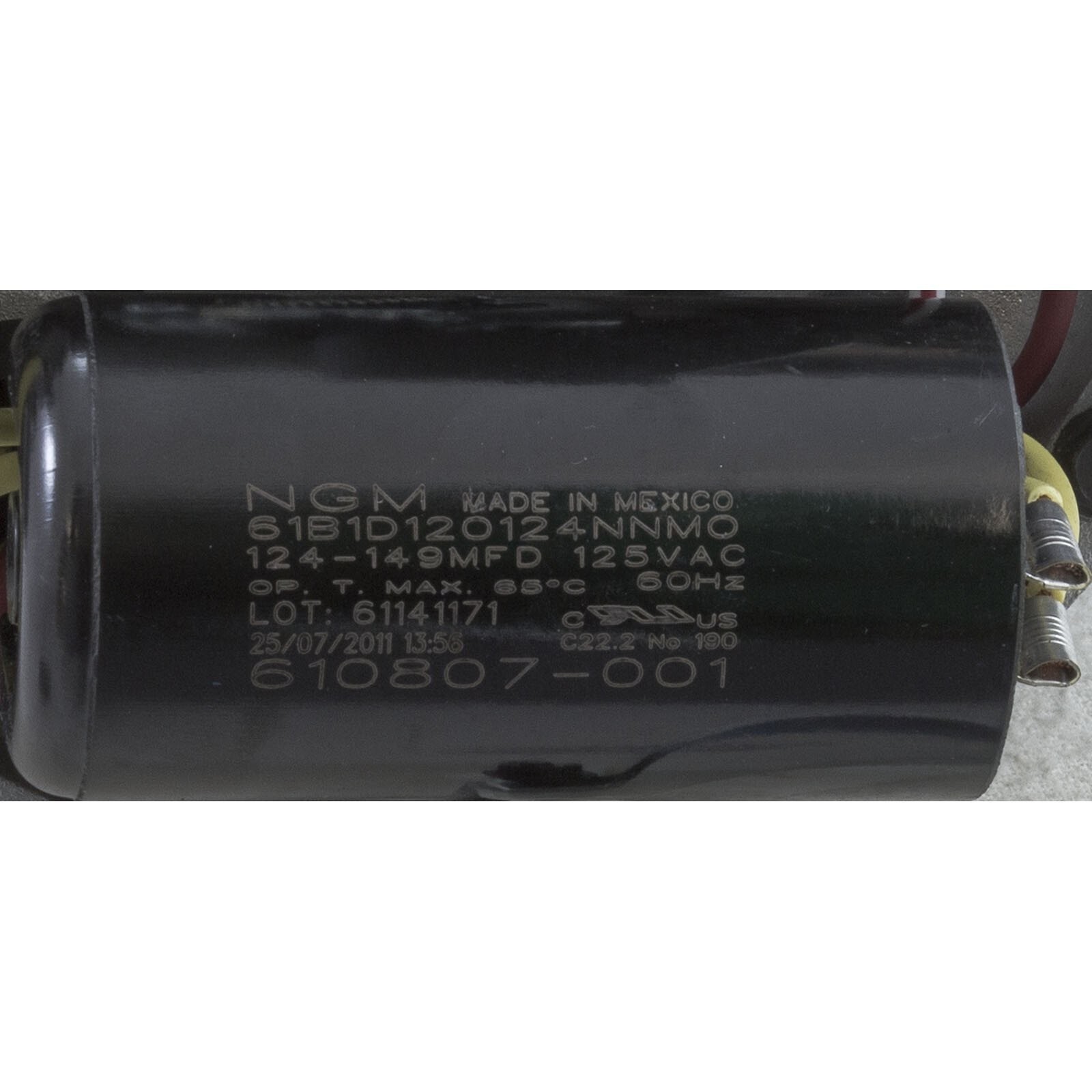 Motor, Century, 0.5hp, 115v/230v, 1-Spd, 56Cfr, C-Face Thd, EE
