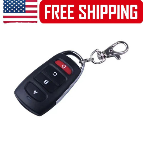 Universal 433mhz Wireless Electric Gate Garage Door Remote Control Key Fob Hand