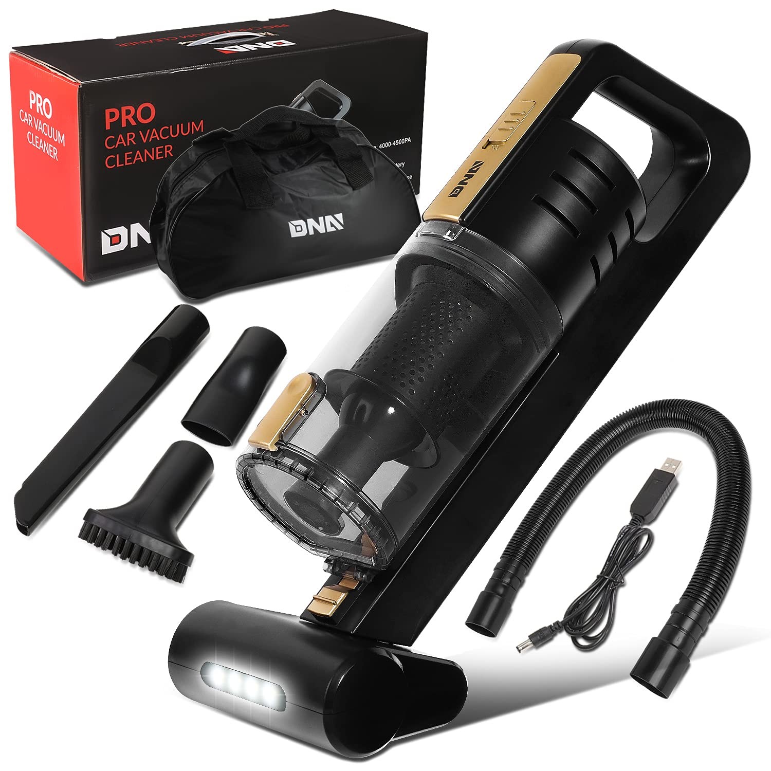 Dna Motoring Tools-00181 4500Pa Suction Portable High Power Mini Handheld