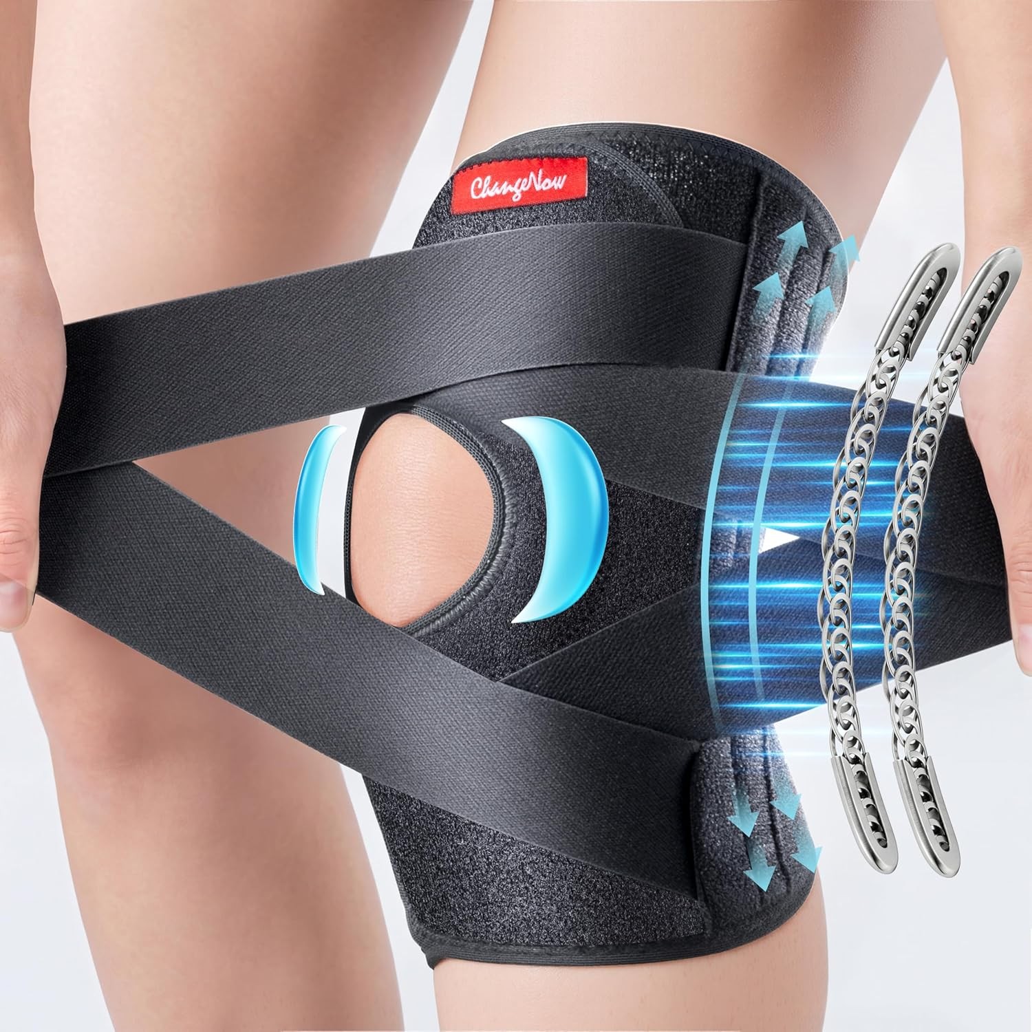 Medical Knee Brace for Women & Men,Knee Support with Side Stabilizers