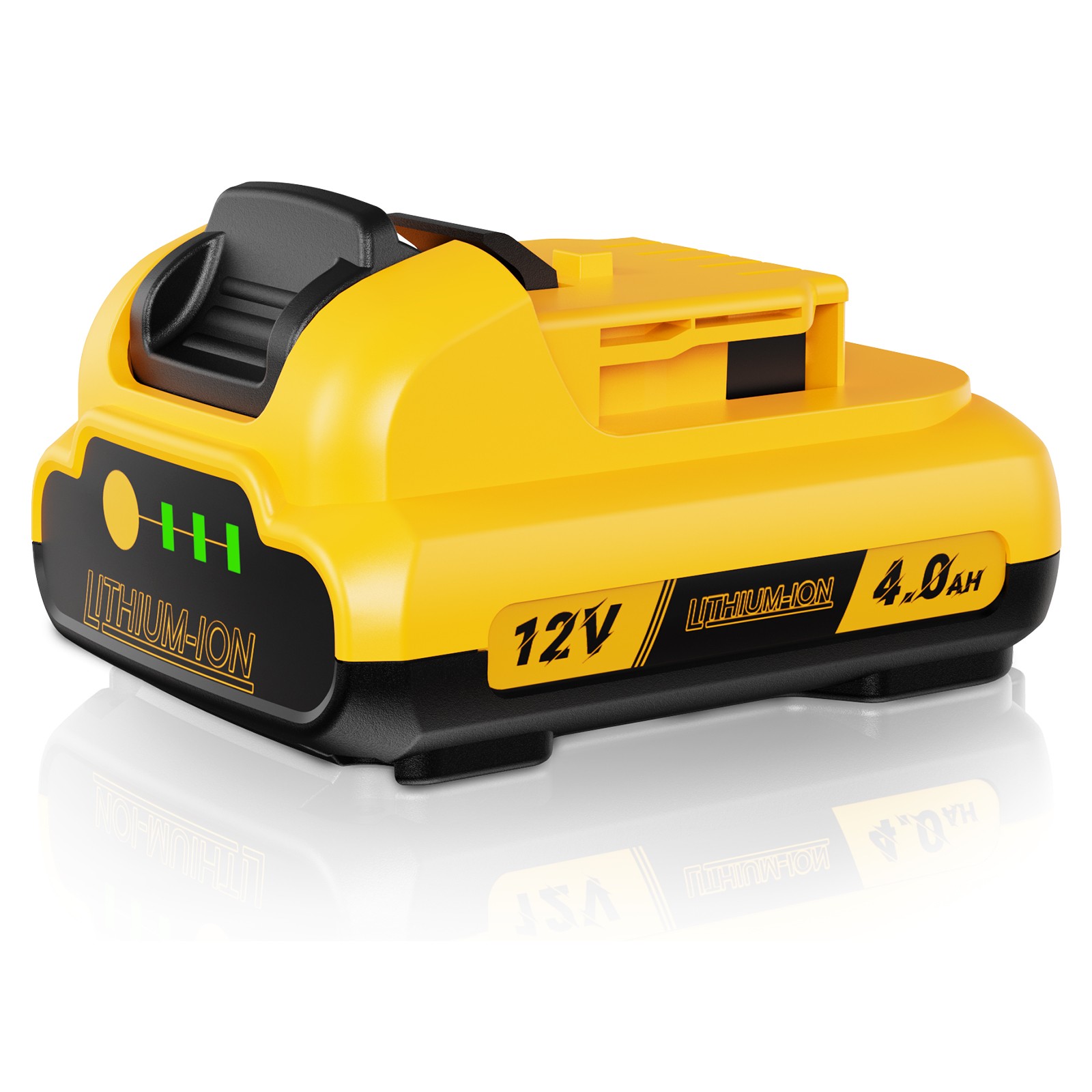 2Pack 12v 4.0Ah 12 Volt Max Lithium Battery For Dewalt DCB127-2 DCB120 DCB121 US