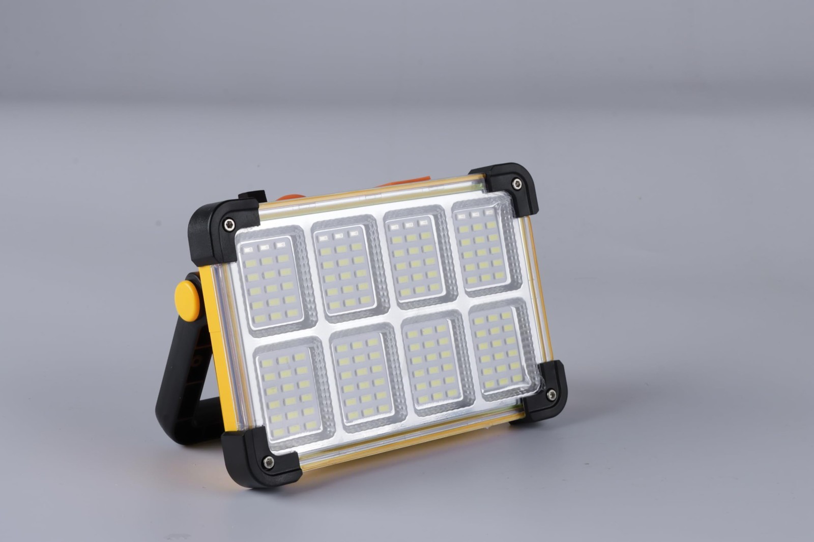 120W LED Solar Flood Light, 10000LM Portable Work Light, 4 Modes, IP65 Waterproo