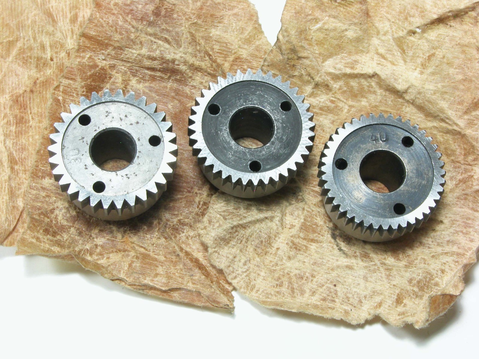Unimat DB / SL Lathe Index Plates – #30, 36, & 40 With Box