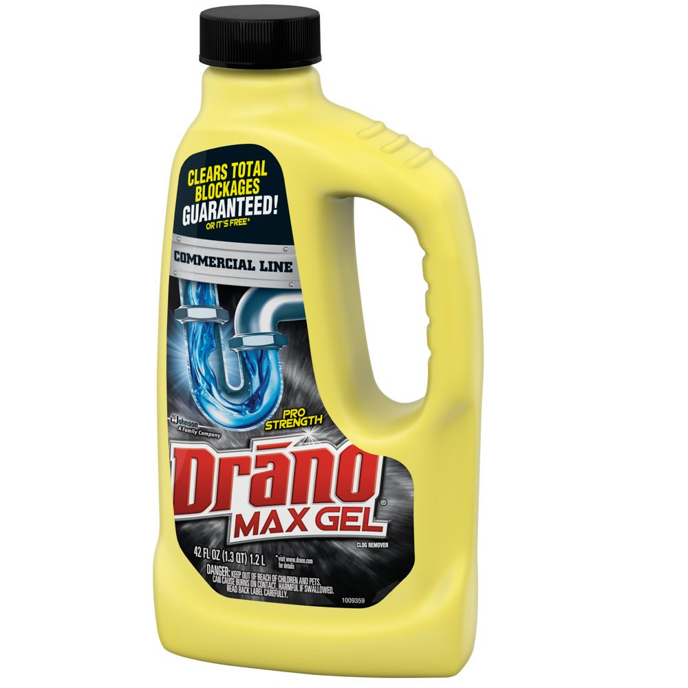 Drano Max Gel Clog Remover, Commercial Line, 42 Oz