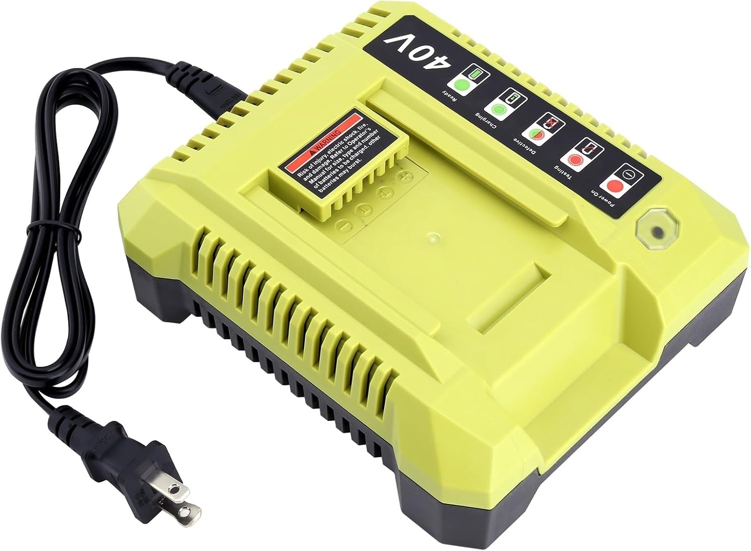 Kotoate OP401 40V Li-ion Battery Charger For Ryobi OP4040 OP4050 OP4050A OP40601