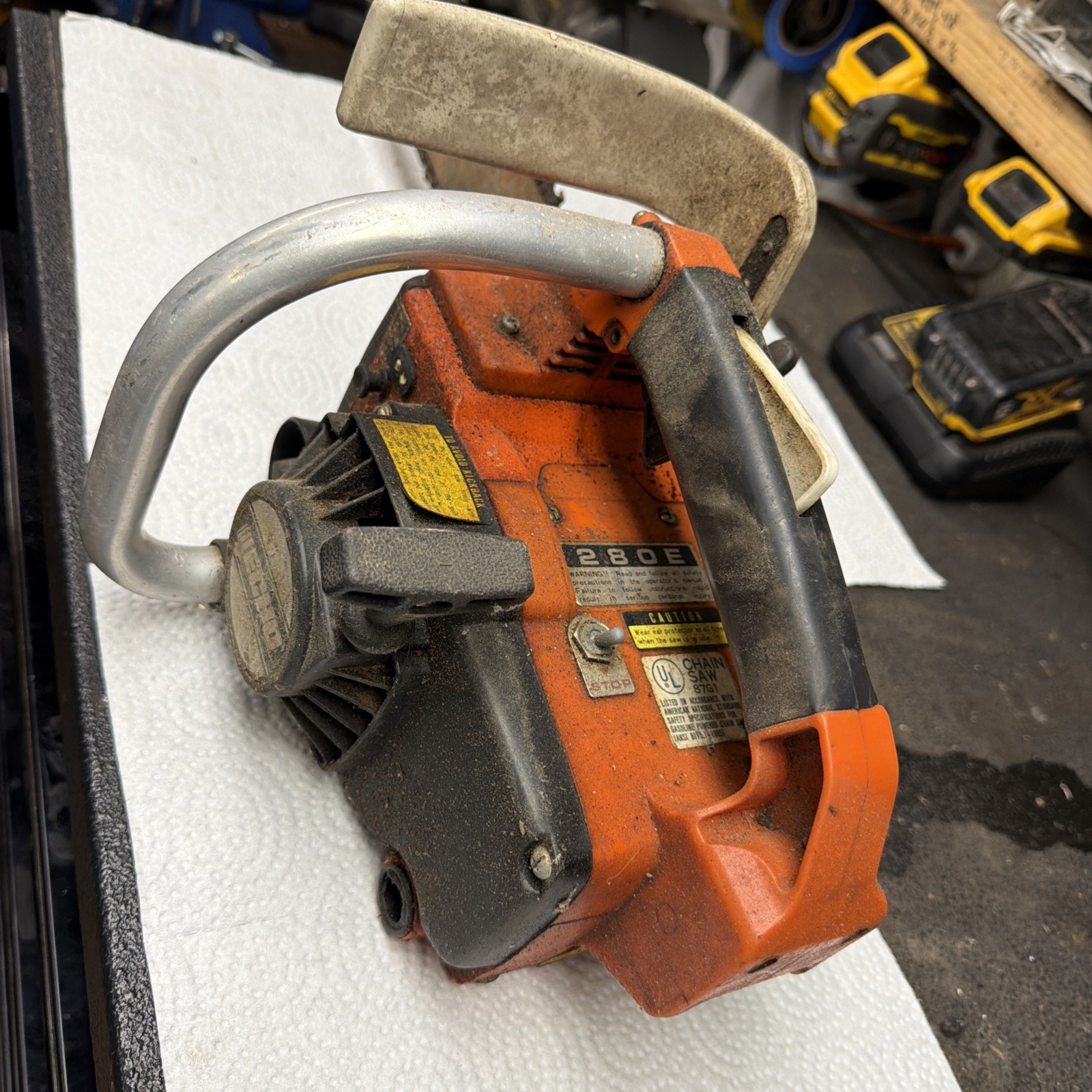 Echo 280E Chainsaw Read Description