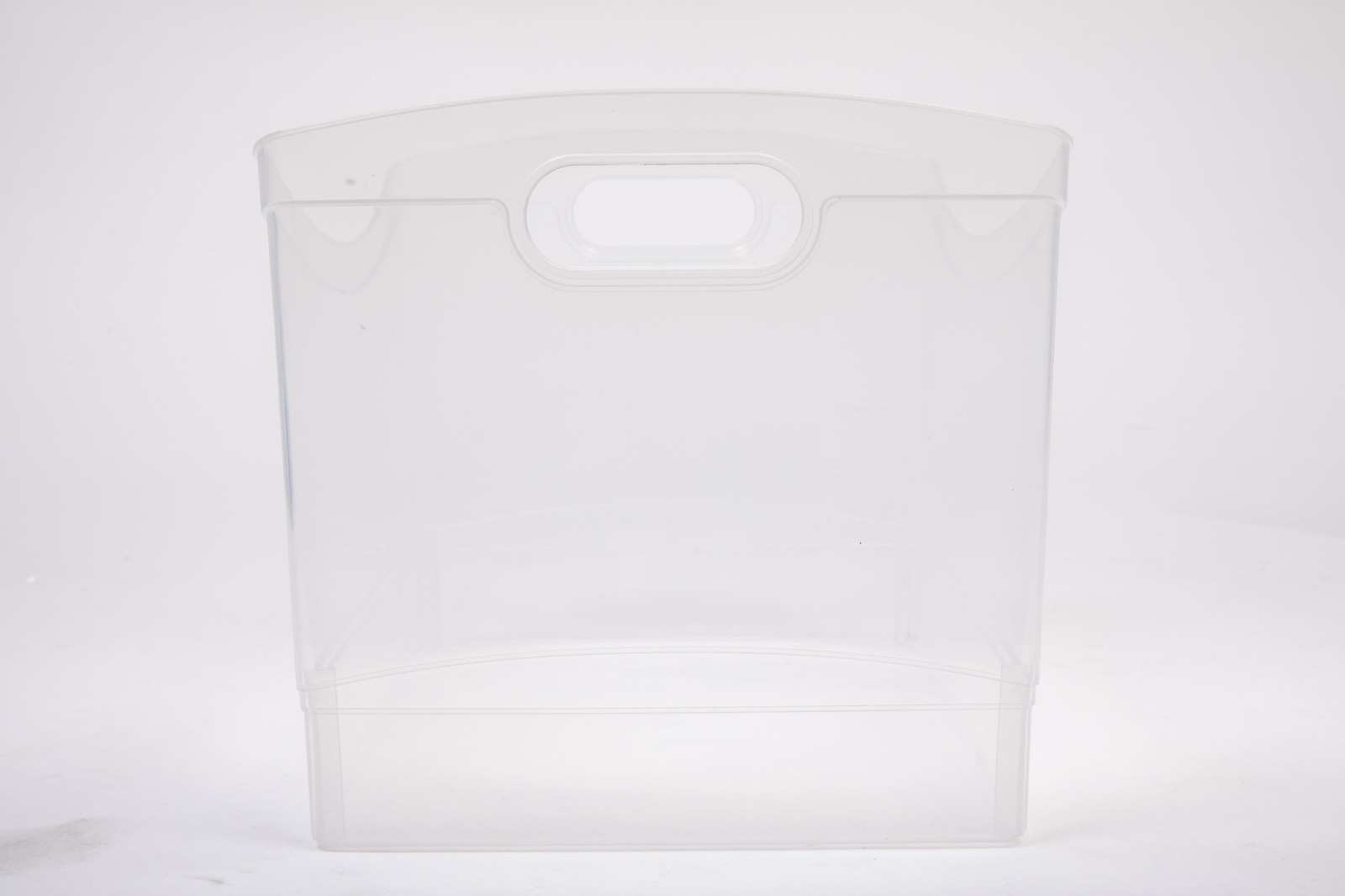 Clear Plastic Storage Bin with Handles, Multi-purpose Organizer 15.3×10.4×9.8in