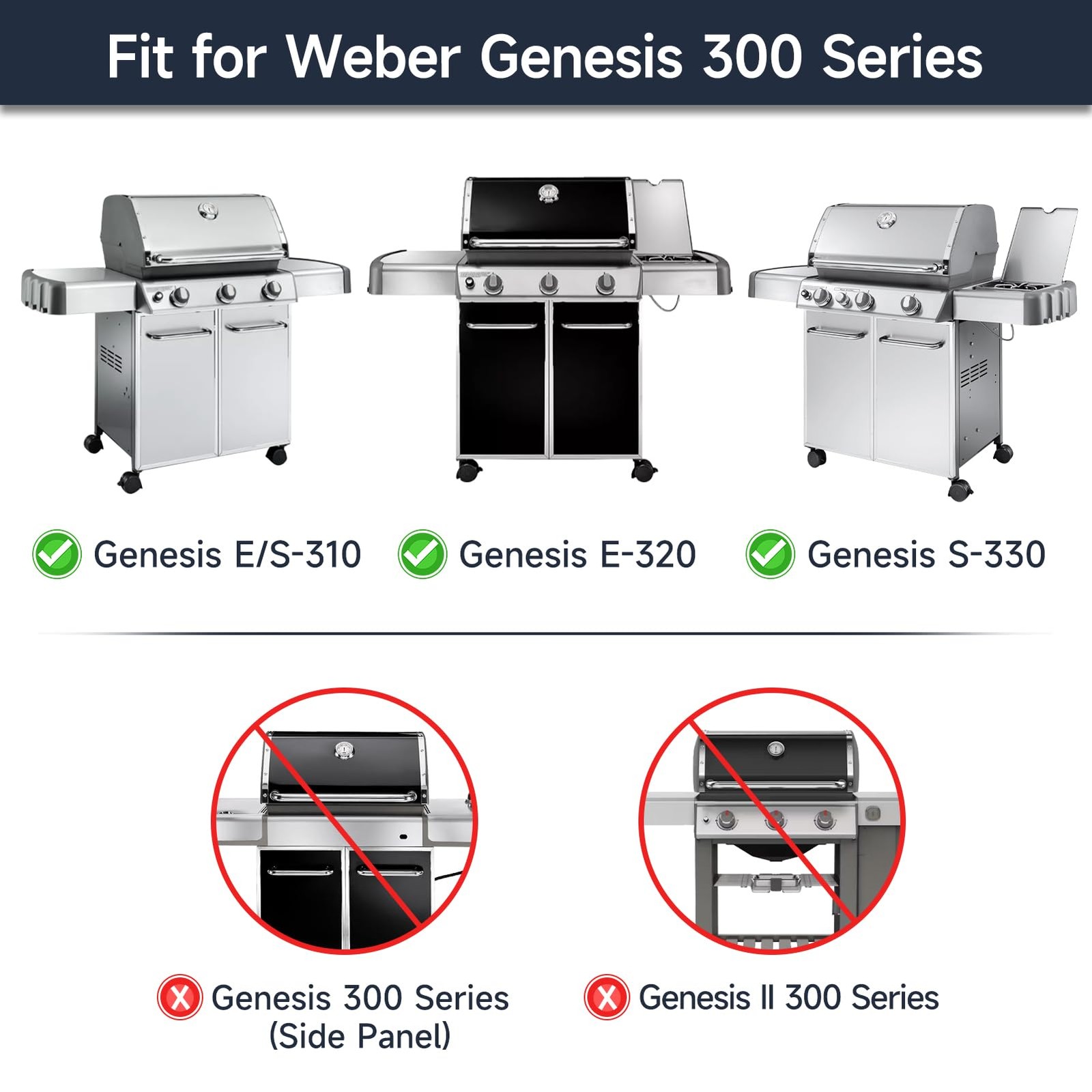 7-Pack Porcelain Steel Flavorizer Bars and Heat Deflectors for Weber 7620 7622