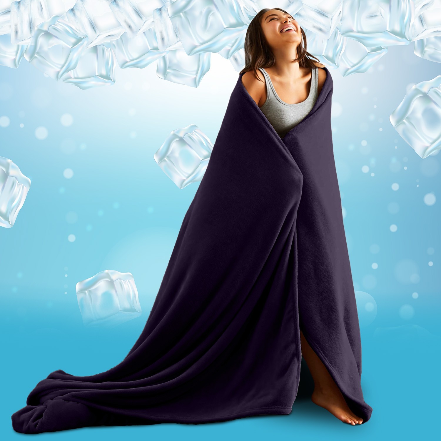 Cooling Blanket Cool Ice Summer Blanket Air Condition Healthy Sleep Thin Quilt