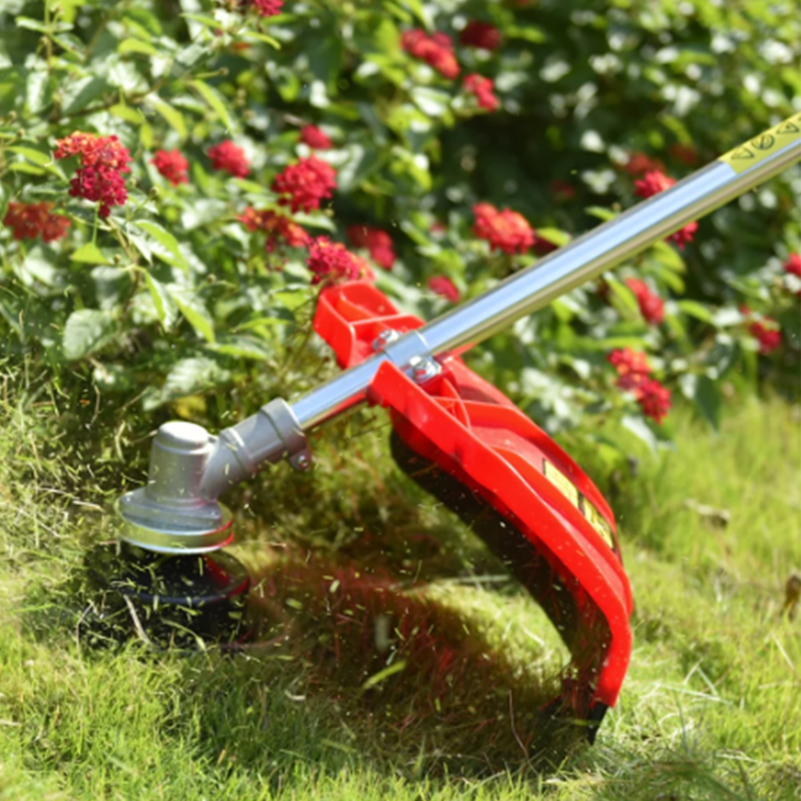 31cc 4-Cycle Gas Grass String Trimmer Straight Shaft Gas Weed Eater Lawn Mower