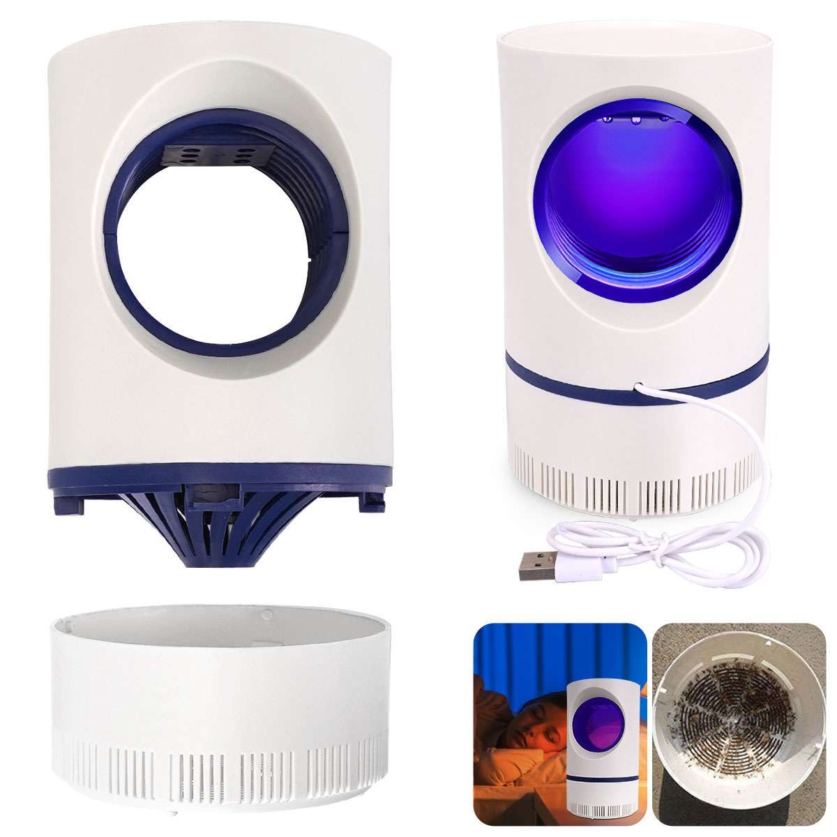 Electric Fly Bug Zapper Mosquito Insect Killer LED Light Trap Pest Control Lamp