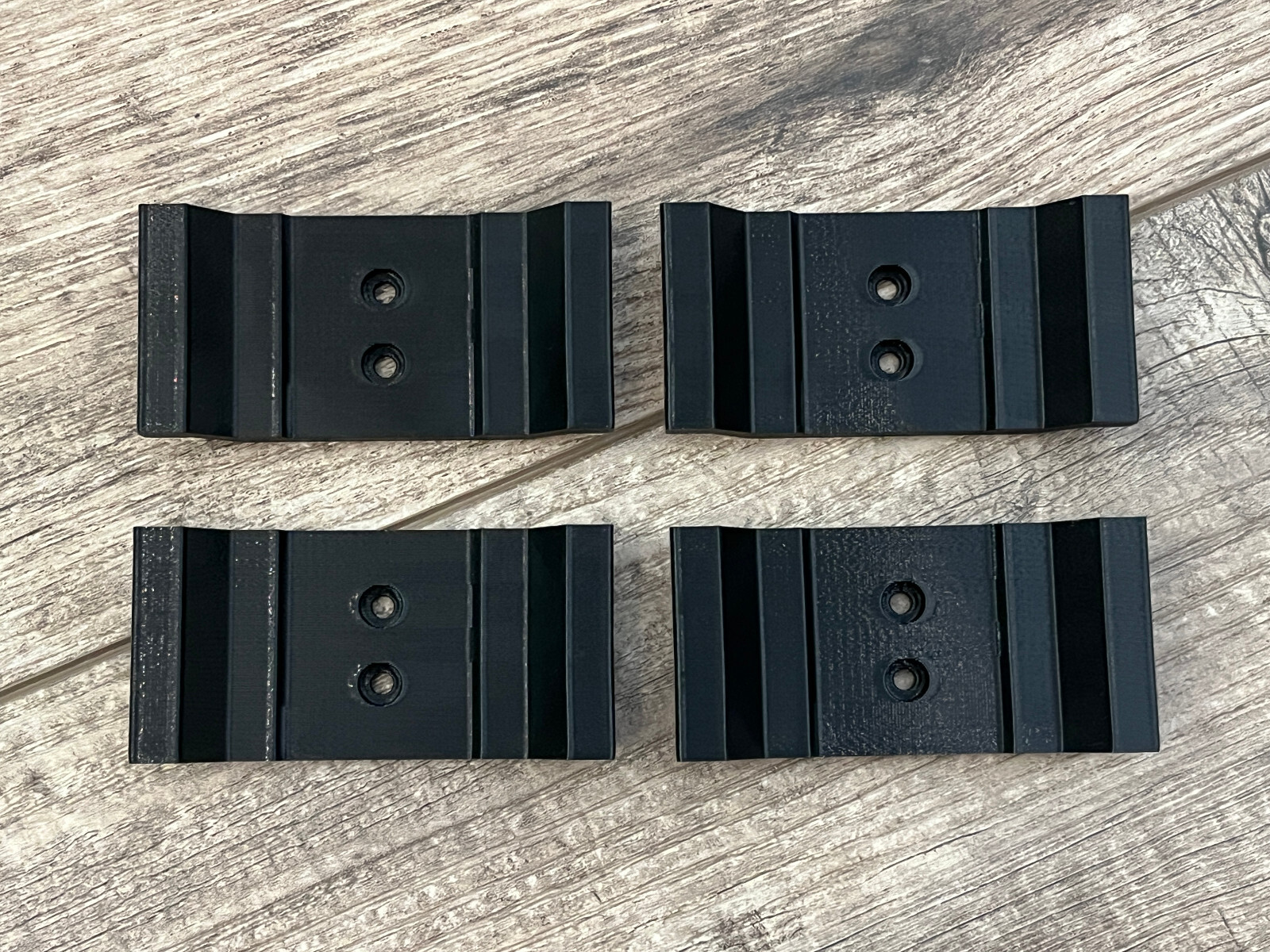8 Pack – Battery Holder Wall Mount Shelf For EGO 56V – 3D Printed