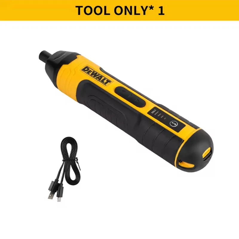 New DEWALT Cordless Electric Screwdriver 1300mAh USB Rechargeable Free Shipping