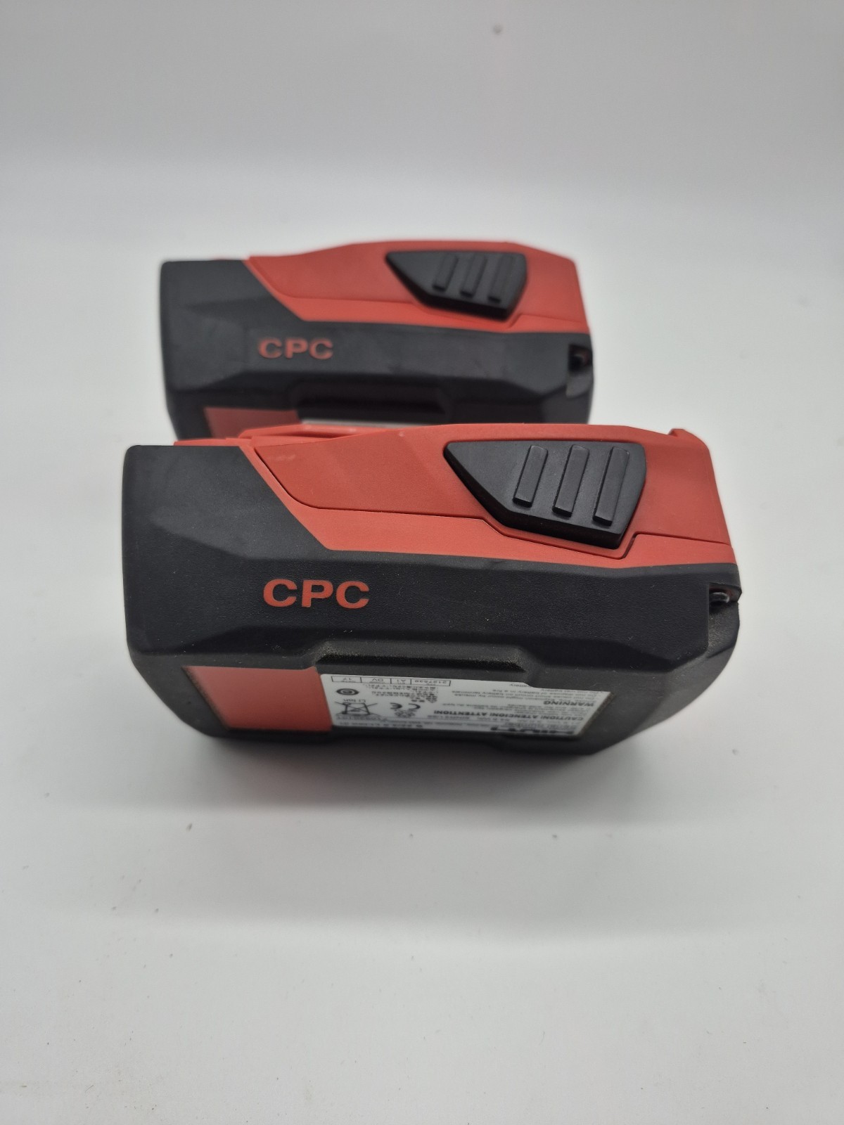 2 Hilti CPC B22 3.0 Ah Li-Ion Cordless Tool Batteries