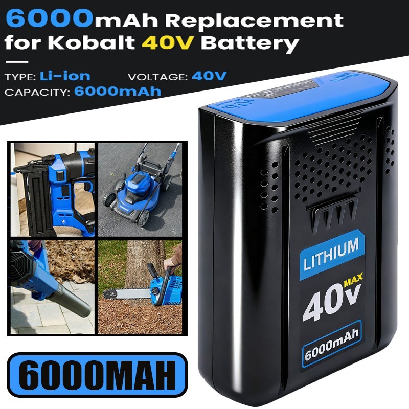 1~2PACK For Kobalt 40v MAX 8.0 Ah Extended Run Li-Ion Battery KB440-03 KB540-06
