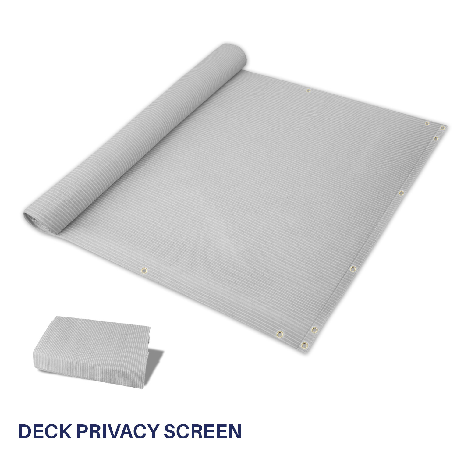 35in Gray Privacy Balcony Screen Fence Screen Patio Deck Fabric Shade Net Cover