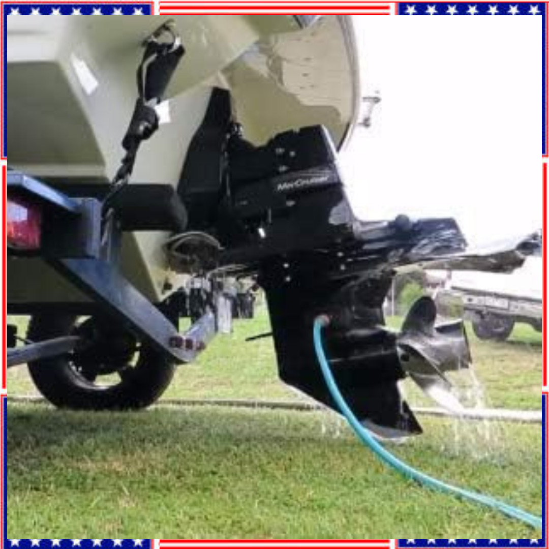 Universal Rectangular Outboard Motor Flusher Marine Boat Engine Ear Muff
