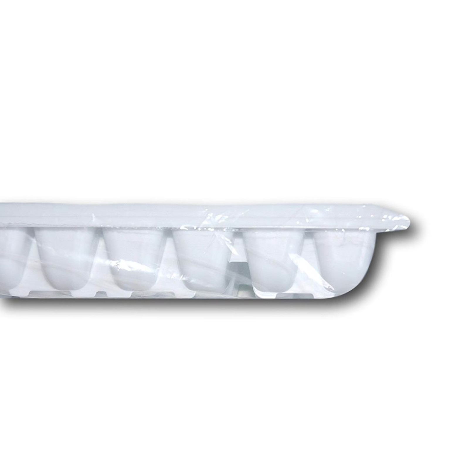 Rubbermaid Ice Cube Tray 2 Pack White Rectangular