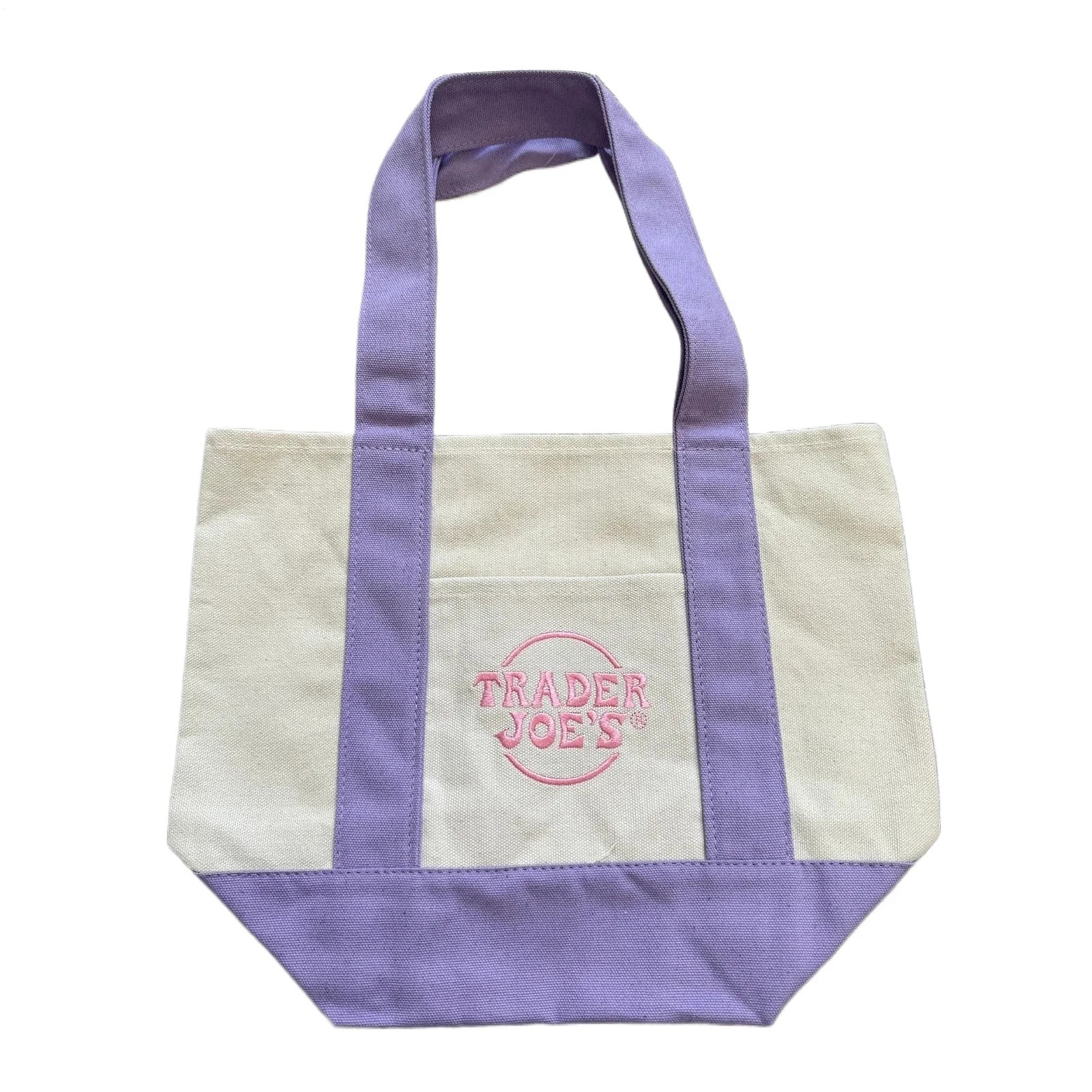 Trader Joe’s Mini Canvas Reusable Tote Bags Colorful Canvas Tote Bag 10 Colors
